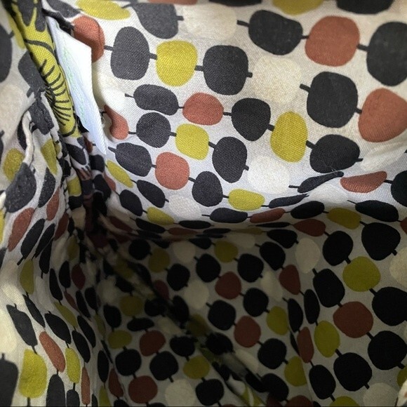 Vera Bradley Bag Cocoa Moss Saddle Hipster Quilted Shoulder Bag Retro Boho Purse - Picture 9 of 10